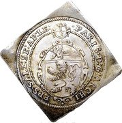 Austria 1/8 Thaler Paris von Lodron 1627 KM# 106 PARIS.D:G:ARCHI EPS SALZ SE AP LE coin obverse Austria 1/8 Thaler Paris von Lodron 1627 KM# 106 PARIS.D:G:ARCHI EPS SALZ SE AP LE coin obverse