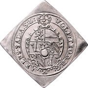 Austria 1/8 Thaler (Wolfgang Dietrich) KM# 8 WOLF TEOD D G AREPS SAL A S L coin obverse Austria 1/8 Thaler (Wolfgang Dietrich) KM# 8 WOLF TEOD D G AREPS SAL A S L coin obverse