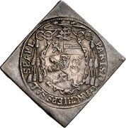 Austria 1/9 Thaler Paris von Lodron 1644 KM# 150 PARIS D G ARCHIEPS SAL S A L coin obverse Austria 1/9 Thaler Paris von Lodron 1644 KM# 150 PARIS D G ARCHIEPS SAL S A L coin obverse
