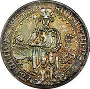 Austria 1 Guldiner Austria Guldiner 1953//1486 X# M28 SIGISMVNDVS ARCHDVX • AVSTRIE coin obverse Austria 1 Guldiner Austria Guldiner 1953//1486 X# M28 SIGISMVNDVS ARCHDVX • AVSTRIE coin obverse