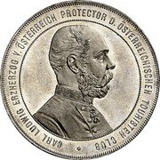 Austria 1 Thaler (Opening of Mt. Raxalpe Inn) X# M9 CARL LUDWIG ERZHERZOG V. ÖSTERREICH PROTECTOR D. ÖSTERREICHISCHEN TOURISTEN CLUB coin obverse Austria 1 Thaler (Opening of Mt. Raxalpe Inn) X# M9 CARL LUDWIG ERZHERZOG V. ÖSTERREICH PROTECTOR D. ÖSTERREICHISCHEN TOURISTEN CLUB coin obverse