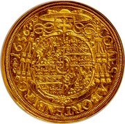 Austria 10 Ducat Christophe Vidman St Veit 1656 KM# 5 COMES AB ORTENBURG 1656 coin reverse