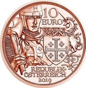 Austria 10 Euro (Adventure) 10 EURO REPUBLIK ÖSTERREICH♦ 2019 coin obverse Austria 10 Euro (Adventure) 10 EURO REPUBLIK ÖSTERREICH♦ 2019 coin obverse