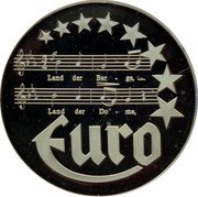 Austria 10 Euro National Anthem Of Austria 1997 Proof EURO coin reverse