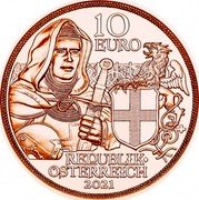 Austria 10 Euro Brotherhood 2021 10 EURO REPUBLIK ÖSTERREICH 2021 coin obverse Austria 10 Euro Brotherhood 2021 10 EURO REPUBLIK ÖSTERREICH 2021 coin obverse