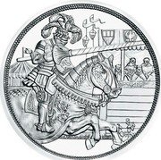 Austria 10 Euro Chivalry 2019  coin reverse Austria 10 Euro Chivalry 2019  coin reverse