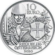 Austria 10 Euro Courage 2020  In set 10 EURO REPUBLIK OSTERREICH 2020 coin obverse