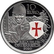 Austria 10 Euro Courage. Coloured 2020  Proof Color 10 EURO REPUBLIK OSTERREICH 2020 coin obverse