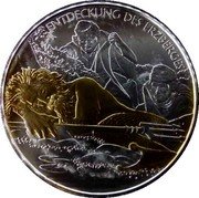 Austria 10 Euro Iron Mountain. Erzberg. Gilded 2010 ENTDECKUNG DES ERZBERGES coin reverse