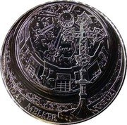 Austria 10 Euro (Melk Abbey. Gilded) DAS MELKER KREUZ coin reverse