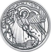 Austria 10 Euro (Michael - The Protecting Angel) KM# 3267b coin reverse