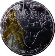Austria 10 Euro (My dear old Augustin Gilded) DER LIEBE AUGUSTIN coin reverse Austria 10 Euro (My dear old Augustin Gilded) DER LIEBE AUGUSTIN coin reverse
