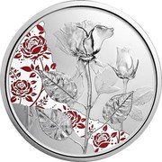 Austria 10 Euro Rose - Love and desire 2021 Proof  coin reverse Austria 10 Euro Rose - Love and desire 2021 Proof  coin reverse