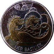 Austria 10 Euro (The Basilisk of Vienna.Partially gilded) DER BASILISK coin reverse Austria 10 Euro (The Basilisk of Vienna.Partially gilded) DER BASILISK coin reverse