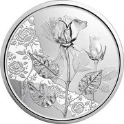 Austria 10 Euro The Rose Love and desire 2021  coin reverse Austria 10 Euro The Rose Love and desire 2021  coin reverse