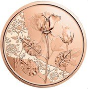Austria 10 Euro The Rose - Love and desire 2021  coin reverse Austria 10 Euro The Rose - Love and desire 2021  coin reverse