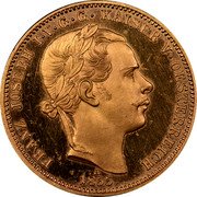 Austria 10 Gulden Franz Joseph I 1855A KM# Pn48 FRANZ JOSEPH I∙V∙G∙G∙KAISER∙V∙OESTERREICH 1855 coin obverse Austria 10 Gulden Franz Joseph I 1855A KM# Pn48 FRANZ JOSEPH I∙V∙G∙G∙KAISER∙V∙OESTERREICH 1855 coin obverse