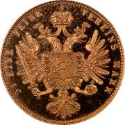Austria 10 Gulden Franz Joseph I 1855A KM# Pn48 62 EINE FEINE VEREINS MARK coin reverse Austria 10 Gulden Franz Joseph I 1855A KM# Pn48 62 EINE FEINE VEREINS MARK coin reverse