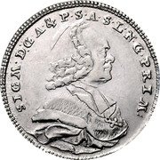 Austria 10 Kreuzer Sigismund III von Schrattenbach 1767 KM# 408 SIGM D G A & P S A L N G PRIM coin obverse Austria 10 Kreuzer Sigismund III von Schrattenbach 1767 KM# 408 SIGM D G A & P S A L N G PRIM coin obverse