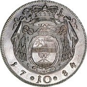 Austria 10 Kreuzer Hieronymus Salzburg 1784 M KM# 442 10 coin reverse Austria 10 Kreuzer Hieronymus Salzburg 1784 M KM# 442 10 coin reverse
