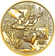 Austria 100 Euro (Gold of the Pharaohs) REPUBLIK ÖSTERREICH 100 EURO 2020 coin obverse