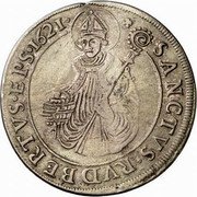 Austria 120 Kreuzer (Paris von Lodron) KM# 60 SANCTVS RVDBERTVS EPS 1621 coin reverse Austria 120 Kreuzer (Paris von Lodron) KM# 60 SANCTVS RVDBERTVS EPS 1621 coin reverse