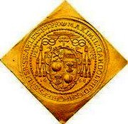 Austria 15 Ducat Max Gandolf von Kuenburg 1668 KM# 208 MAXIMIL : GANDOLPH9 D : G : ARCHIEPS : SALISB : SE : AP : LE : S : R : I : PR : 16 68 coin obverse Austria 15 Ducat Max Gandolf von Kuenburg 1668 KM# 208 MAXIMIL : GANDOLPH9 D : G : ARCHIEPS : SALISB : SE : AP : LE : S : R : I : PR : 16 68 coin obverse
