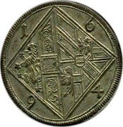 Austria 15 Kreuzer Johann Ernst von Thun 1694 KM# 278 1 6 9 4 coin obverse Austria 15 Kreuzer Johann Ernst von Thun 1694 KM# 278 1 6 9 4 coin obverse
