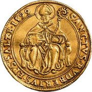 Austria 2 Ducat (Wolf Dietrich von Raitenau) KM# 4.1 SANCTVS RVDBERTVS EPS SALZB 1599 coin reverse