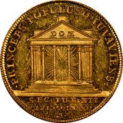 Austria 2 Ducat Hieronymus ND M KM# 453 PRINCEPS POPULUSQ: IUVAVIENS SEC IUB XII DOM coin reverse