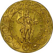 Austria 2 Ducat St.Leopold 1963-1642 Proof X# M29 DIVVS LEOPOL-DVS 2 DVGA coin reverse Austria 2 Ducat St.Leopold 1963-1642 Proof X# M29 DIVVS LEOPOL-DVS 2 DVGA coin reverse