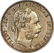 Austria 2 Florin Reopening of Kuttenberg Mines MDCCCLXXXVII (1887) X# M7 FRANCI•IOS•I•D•G•AVSTRIAE IMPERATOR coin obverse Austria 2 Florin Reopening of Kuttenberg Mines MDCCCLXXXVII (1887) X# M7 FRANCI•IOS•I•D•G•AVSTRIAE IMPERATOR coin obverse