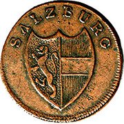 Austria 2 Pfenning Hieronymus von Colloredo 1802 KM# 481 SALZBURG coin obverse Austria 2 Pfenning Hieronymus von Colloredo 1802 KM# 481 SALZBURG coin obverse