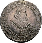 Austria 2 Thaler Paul Sixtus I 1618 KM# 11.2 PAVLVS SIXTVS TRAVSTON COMES coin obverse Austria 2 Thaler Paul Sixtus I 1618 KM# 11.2 PAVLVS SIXTVS TRAVSTON COMES coin obverse
