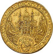 Austria 20 Ducat Paris von Lodron Consecration 1628 KM# 137 ECCLES METROP SALISB DEDICATVR 25 SEPT APARIDE ARCHIE 1628 coin obverse Austria 20 Ducat Paris von Lodron Consecration 1628 KM# 137 ECCLES METROP SALISB DEDICATVR 25 SEPT APARIDE ARCHIE 1628 coin obverse