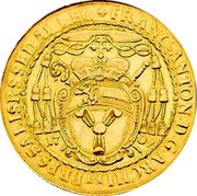 Austria 20 Ducat Franz Anton von Harrach 1709 KM# 303 1709 FRANC ANTO D G ARCHIE ET PRPS SALISB S SED AP LEG coin obverse Austria 20 Ducat Franz Anton von Harrach 1709 KM# 303 1709 FRANC ANTO D G ARCHIE ET PRPS SALISB S SED AP LEG coin obverse