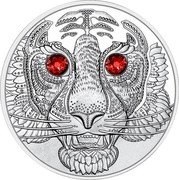 Austria 20 Euro The power of the tiger 2022  coin reverse Austria 20 Euro The power of the tiger 2022  coin reverse