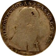 Austria 20 Kreuzer Hieronymus 1773 M KM# 410.4 HIERONYMVS D G A & P S A S L N G PRIM M coin obverse Austria 20 Kreuzer Hieronymus 1773 M KM# 410.4 HIERONYMVS D G A & P S A S L N G PRIM M coin obverse