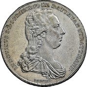 Austria 20 Kreuzer 1790 KM# 12 Batthyani Principality Standart Coinage LVDOVICVS S R I PRINCEPS DE BATTHYAN STRATTMAN I N WERT coin obverse