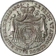 Austria 20 Kreuzer Franz Xaver 1806 KM# 1 EX PRINC ET ANTIQ COM DE SALM REIFFERSCHEID 1806 coin reverse