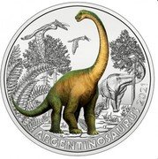 Austria 3 Euro (Argentinosaurus) ARGENTINOSAURUS coin reverse Austria 3 Euro (Argentinosaurus) ARGENTINOSAURUS coin reverse