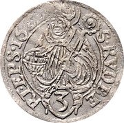 Austria 3 Kreuzer Paris von Lodron 1622 KM# 74 S RVDBERT EPS 1622 coin reverse Austria 3 Kreuzer Paris von Lodron 1622 KM# 74 S RVDBERT EPS 1622 coin reverse