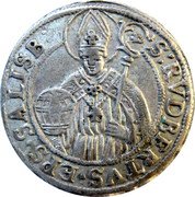 Austria 3 Kreuzer (Johann Ernst von Thun) KM# 249 S RVDBERTUS EPS SALISB coin reverse Austria 3 Kreuzer (Johann Ernst von Thun) KM# 249 S RVDBERTUS EPS SALISB coin reverse