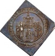 Austria 3 Thaler Paris von Lodron 1628 KM# 115 SS RVPERTVS ET VIRGILIUVS PATRONI TRANSFERVNTVR 24 SEPT coin reverse