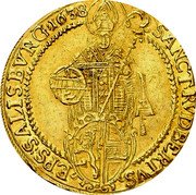 Austria 4 Ducat Paris von Lodron 1638 KM# 95 SANCT RVDBERTVS EPS SALISBVRG 1638 coin reverse Austria 4 Ducat Paris von Lodron 1638 KM# 95 SANCT RVDBERTVS EPS SALISBVRG 1638 coin reverse