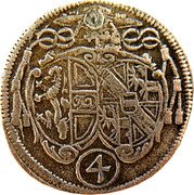 Austria 4 Kreuzer Johann Ernst von Thun 1692 KM# 277 4 coin obverse Austria 4 Kreuzer Johann Ernst von Thun 1692 KM# 277 4 coin obverse