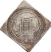 Austria 4 Thaler Paris von Lodron 1628 KM# 117.1 VR 25 SEPT APARIDE ARCHIE ECCLESMETROP SALISB DEDICAT 16 28 coin obverse Austria 4 Thaler Paris von Lodron 1628 KM# 117.1 VR 25 SEPT APARIDE ARCHIE ECCLESMETROP SALISB DEDICAT 16 28 coin obverse