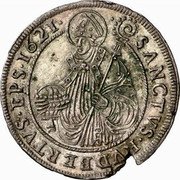 Austria 48 Kreuzer Paris von Lodron 1621 KM# 75 SANCTVS RVDBERTVS EPS 1621 coin reverse Austria 48 Kreuzer Paris von Lodron 1621 KM# 75 SANCTVS RVDBERTVS EPS 1621 coin reverse