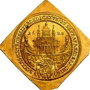 Austria 5 Ducat Paris von Lodron 1628 KM# 127 16 28 ECCLES METROP SALISB DEDICATVR 25 SEPT APARIDE ARCHIE coin obverse Austria 5 Ducat Paris von Lodron 1628 KM# 127 16 28 ECCLES METROP SALISB DEDICATVR 25 SEPT APARIDE ARCHIE coin obverse