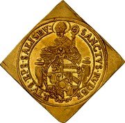 Austria 5 Ducat Wolf Dietrich von Raitenau ND MB# 481 SANCTVS RVDBE RTVS EPS SALISBV coin obverse Austria 5 Ducat Wolf Dietrich von Raitenau ND MB# 481 SANCTVS RVDBE RTVS EPS SALISBV coin obverse